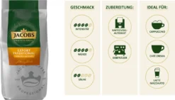 JACOBS Kaffeebohnen Professional Export Traditional Crema Markant 2 X 1 Kg -Ausgewählte Coffeeshops c5f805df82e49aa5c3ff33eb1b4caf25