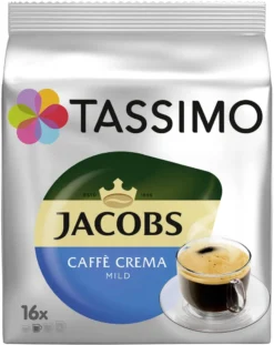 Tassimo Jacobs Caffè Crema Mild | 16 T Discs, Kaffeekapseln 14 Tassimo Jacobs Caffè Crema Mild | 16 T Discs, Kaffeekapseln -Ausgewählte Coffeeshops c74a9952d6f27d37e65c93d65c67b3d4