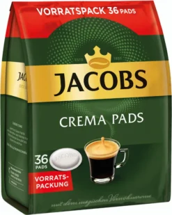 JACOBS Kaffeepads Crema Classic UTZ- 5 X 36 Getränke Pads Vorteilspack 16 JACOBS Kaffeepads Crema Classic UTZ- 5 X 36 Getränke Pads Vorteilspack -Ausgewählte Coffeeshops c7a699f02e5a94e110d0d2ee916baba8