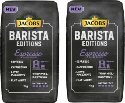JACOBS Kaffeebohnen Barista Editions Espresso 2x1kg Ganze Bohne + Aluminium Dose Im Barista Design 11 JACOBS Kaffeebohnen Barista Editions Espresso 2x1kg Ganze Bohne + Aluminium Dose Im Barista Design -Ausgewählte Coffeeshops c83485fd0e515adb89efd95595e9158d