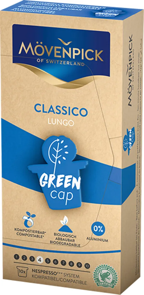 Mövenpick Classico Lungo Green Cap Aus Gemahlenen Arabica Bohnen 57g 1 Mövenpick Classico Lungo Green Cap Aus Gemahlenen Arabica Bohnen 57g