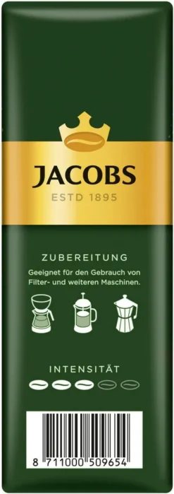 JACOBS Filterkaffee Krönung Entkoffeiniert 6 X 500 G Pulver- Röstkaffee Gemahlen -Ausgewählte Coffeeshops ca64091210555f9bcb2ba5353d30f828