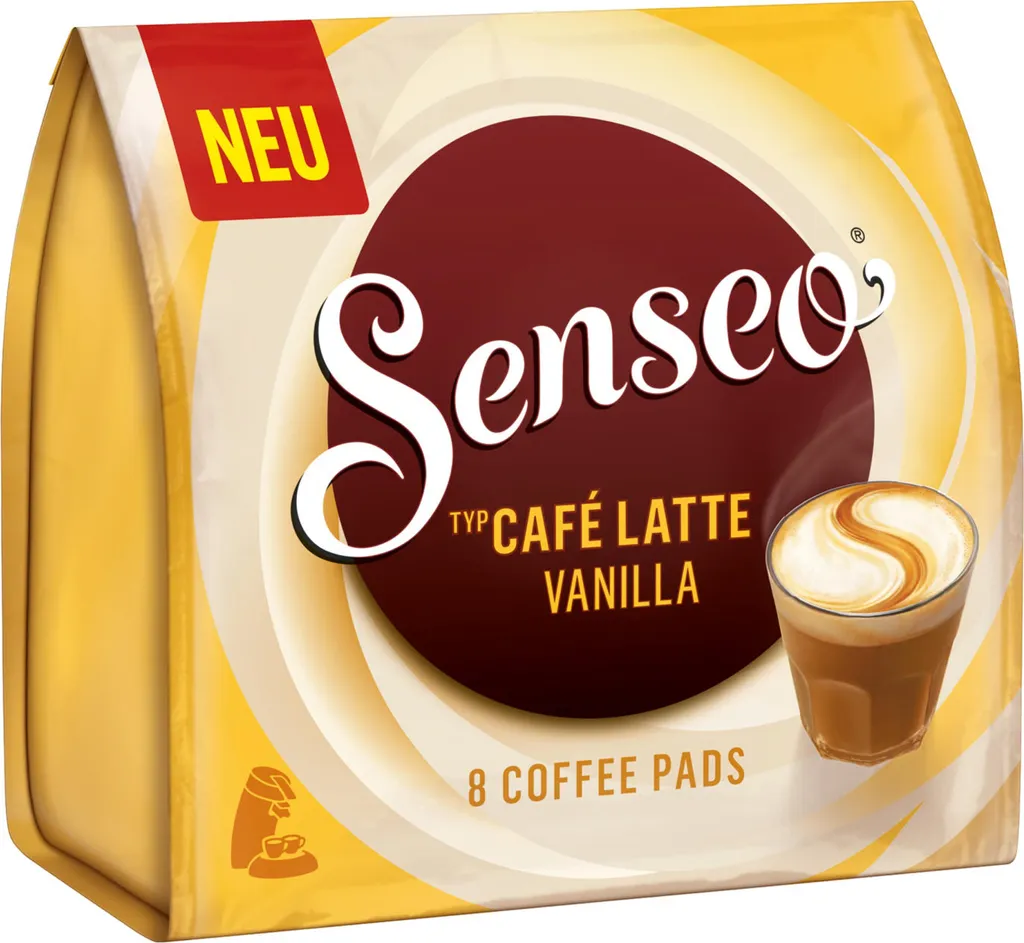 Senseo Café Latte Vanilla | 8 Kaffeepads 1 Senseo Café Latte Vanilla | 8 Kaffeepads