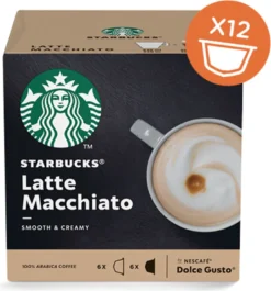 Nestlé® Starbucks By Nescafe Dolce Gusto 12 Kapseln Latte Macchiato Smooth Creamy 8 Nestlé® Starbucks By Nescafe Dolce Gusto 12 Kapseln Latte Macchiato Smooth Creamy -Ausgewählte Coffeeshops ce5faa2379b84e92475890280165e229