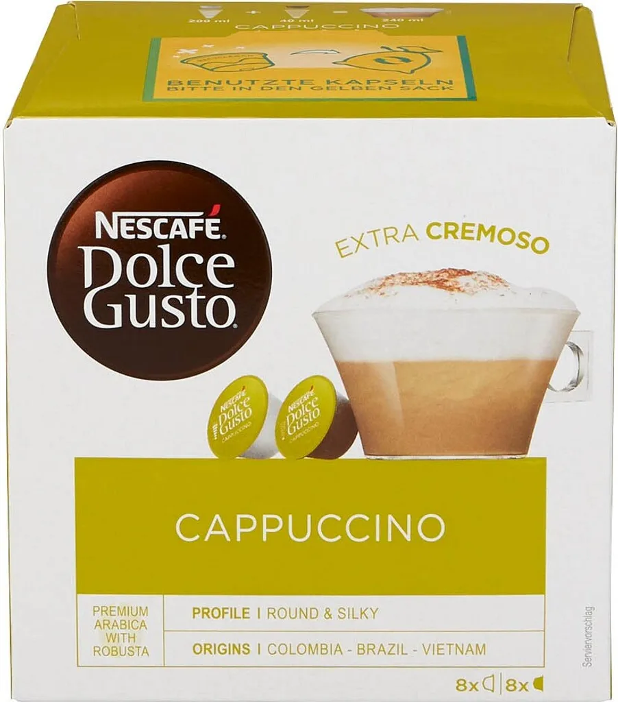 Nescafé® Nescafé Dolce Gusto Cappuccino | 8 Kaffeekapseln 10 Nescafé® Nescafé Dolce Gusto Cappuccino | 8 Kaffeekapseln – Bild 10