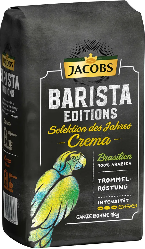 Jacobs Barista Editions Selektion Des Jahres Brasilien, Bohnenkaffee, Ganze Bohnen, Röstkaffee, Kaffeebohnen, 1000 G 2 Jacobs Barista Editions Selektion Des Jahres Brasilien, Bohnenkaffee, Ganze Bohnen, Röstkaffee, Kaffeebohnen, 1000 G – Bild 2