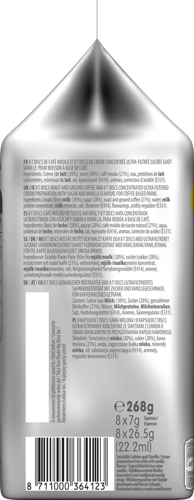 Tassimo Kapseln Jacobs Typ Latte Macchiato Vanilla | 8 Kaffeekapseln 4 Tassimo Kapseln Jacobs Typ Latte Macchiato Vanilla | 8 Kaffeekapseln – Bild 4