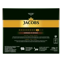 JACOBS Kapseln Espresso Intenso 5 X 40 Nespresso®* Kompatible Kaffeekapseln -Ausgewählte Coffeeshops d6e896135cccc654edf8a89977aa0d0c