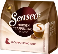 SENSEO Pads Typ Morgen Cappuccino Intense 10 X 8 Pads 80 Getränke 17 SENSEO Pads Typ Morgen Cappuccino Intense 10 X 8 Pads 80 Getränke -Ausgewählte Coffeeshops d8215cbfb9fde43b1fb39bd51d7e2ce1
