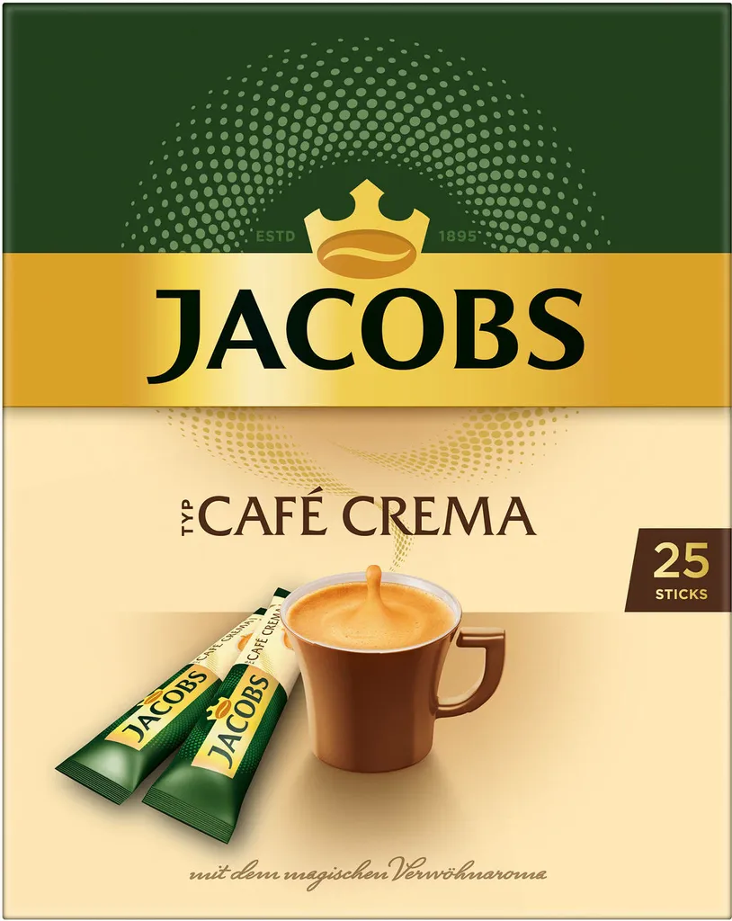 JACOBS Typ Cafe Crema Löslicher Kaffee 12 X 25 Sticks 8 JACOBS Typ Cafe Crema Löslicher Kaffee 12 X 25 Sticks – Bild 8