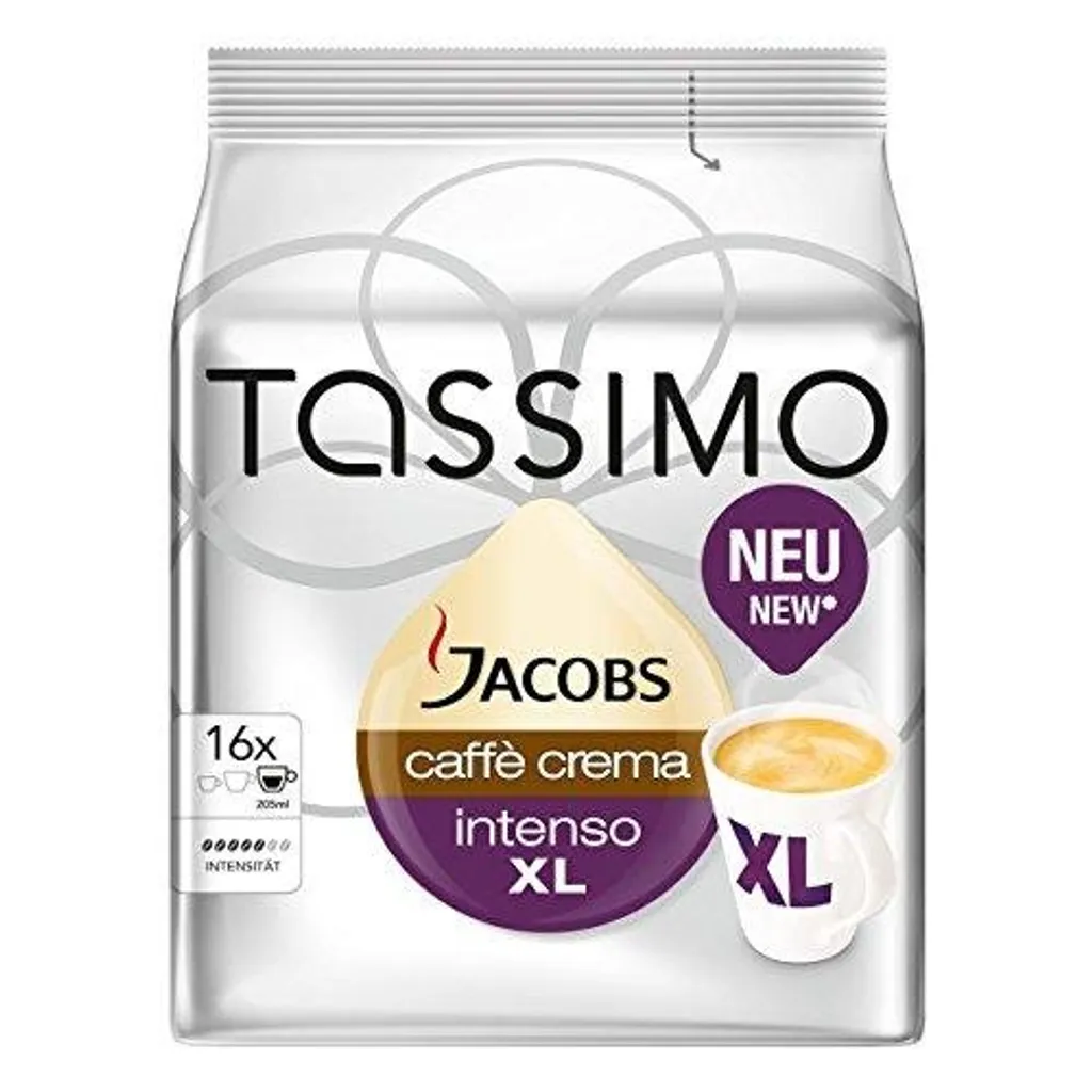 Tassimo Jacobs Caffè Crema Intenso XL | 16 T Discs, Kaffeekapseln 5 Tassimo Jacobs Caffè Crema Intenso XL | 16 T Discs, Kaffeekapseln – Bild 5