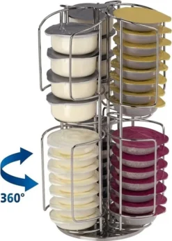 Tassimo Jacobs Latte Macchiato Classico 8er Pack, 264 G Packung Plus Tassimo Drehständer Passend Für 6 Sorten A 8 T-Disc Drehbar -Ausgewählte Coffeeshops d9bdb6b3f98791563d1b1bf15d09f1f3 1