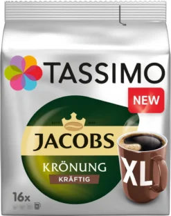 TASSIMO Kapseln 3x16 Jacobs Krönung XL + 3x16 Krönung Kräftig XL T Discs - Insgesamt 96 Getränke 13 TASSIMO Kapseln 3x16 Jacobs Krönung XL + 3x16 Krönung Kräftig XL T Discs - Insgesamt 96 Getränke -Ausgewählte Coffeeshops db2a8e8783410f9f38e53cabb4e8a617