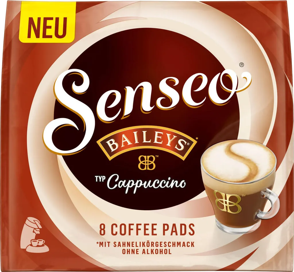 Senseo CAPPUCCINO BAILEYS Kaffeepad Ungeröstet 8 Stück(e) 1 Senseo CAPPUCCINO BAILEYS Kaffeepad Ungeröstet 8 Stück(e)