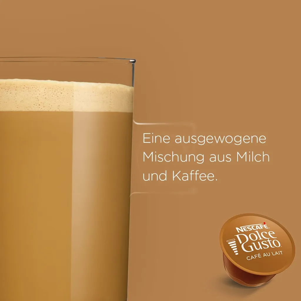 Nescafé® Nescafé Dolce Gusto Café Au Lait | 16 Kaffeekapseln 8 Nescafé® Nescafé Dolce Gusto Café Au Lait | 16 Kaffeekapseln – Bild 8