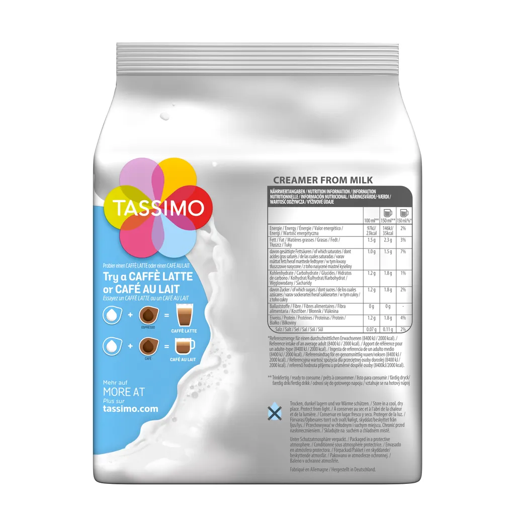 Tassimo Milchkomposition Mit Feinem Schaum | 16 T Discs, Kaffeekapseln 2 Tassimo Milchkomposition Mit Feinem Schaum | 16 T Discs, Kaffeekapseln – Bild 2