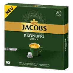 JACOBS Kapseln Krönung Crema 200 Nespresso®* Kompatible Kaffeekapseln 10x20 -Ausgewählte Coffeeshops e648c60761845bfd19cd7abb59c41e21