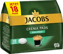 JACOBS Pads Crema Balance 5 X 18 Getränke - 90 Kaffeepads Senseo Kompatibel -Ausgewählte Coffeeshops e71417e259258dae7410e0e3b2be698b