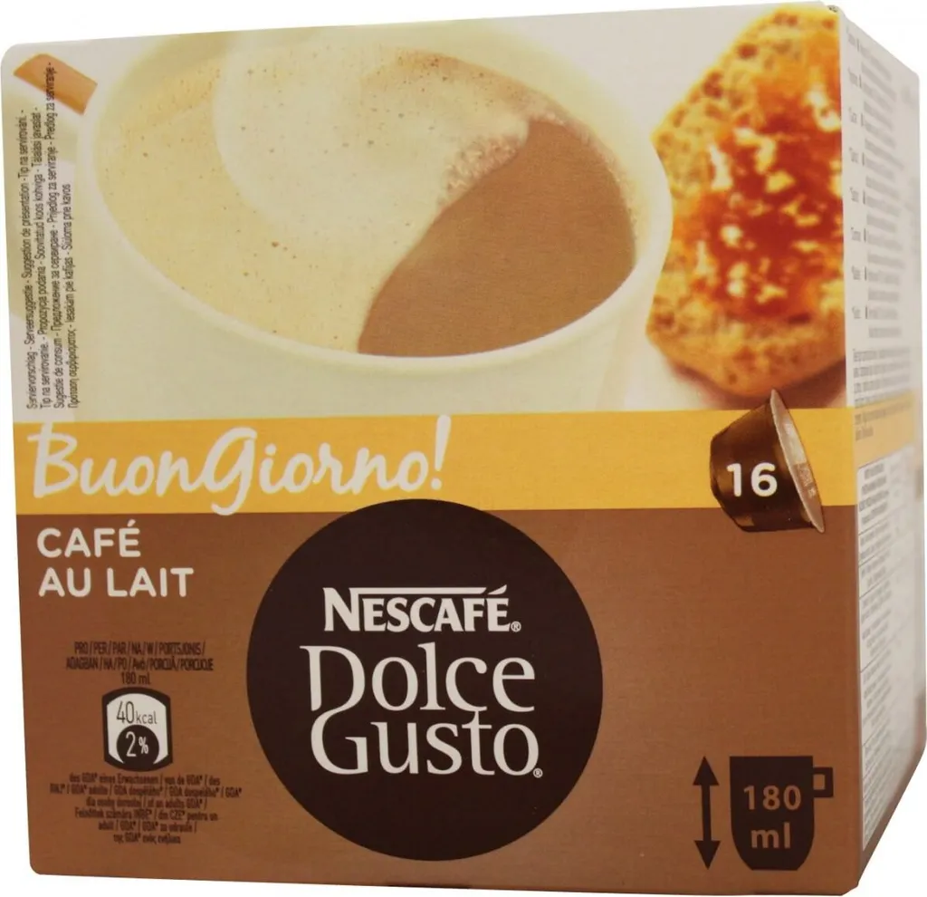 Nescafé® Nescafé Dolce Gusto Café Au Lait | 16 Kaffeekapseln 5 Nescafé® Nescafé Dolce Gusto Café Au Lait | 16 Kaffeekapseln – Bild 5
