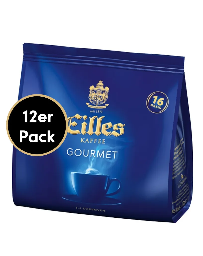 Kaffeepad-Sparpaket GOURMET Von Eilles, 12x16 Stück 1 Kaffeepad-Sparpaket GOURMET Von Eilles, 12x16 Stück