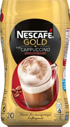Nescafé® Nescafé Gold Typ Cappuccino Entkoffeiniert | 250g Dose -Ausgewählte Coffeeshops e96f7e57633c62ec371eb1412736c262