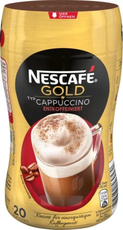 Nescafé® Nescafé Gold Typ Cappuccino Entkoffeiniert | 250g Dose -Ausgewählte Coffeeshops eafb6ef15841b947366f53dd33d4ec9e