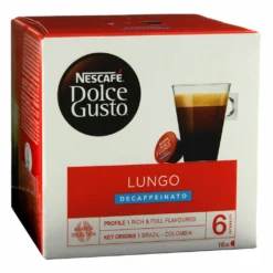 Nescafé® Nescafé Dolce Gusto Lungo Decaffeinato Entkoffeiniert | 16 Kaffeekapseln -Ausgewählte Coffeeshops ebe340d4032641b2cda99a6dfbdd32a3