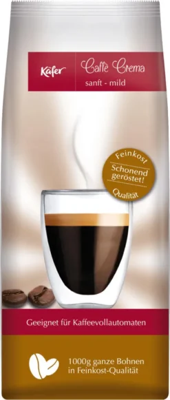 Käfer Caffè Crema Lungo | Ganze Bohne | 1000 G -Ausgewählte Coffeeshops ed0de750317dd16beeaccbc60e07b4e2