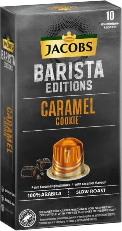 JACOBS Kapseln Barista Editions Caramel Cookie 7 10x10 Nespresso®* Kompatibel -Ausgewählte Coffeeshops ef8a630762228230f8dedba2e8895883