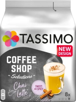 TASSIMO Kapseln Choco-Chai-Paket Milka & Chai Latte à 3 X 8 Portionen - 48 Getränke 8 TASSIMO Kapseln Choco-Chai-Paket Milka & Chai Latte à 3 X 8 Portionen - 48 Getränke -Ausgewählte Coffeeshops f33d890bdb735d95a06d3030ad919090 1