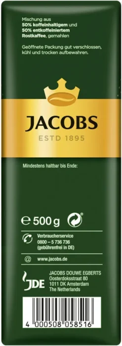 JACOBS Filterkaffee Krönung Balance 6 X 500g Pulver-Kaffee Gemahlen Röstkaffee -Ausgewählte Coffeeshops f5075d8e6ebbcddd27c446b174db3464 1
