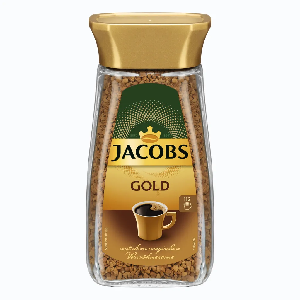 JACOBS Gold Löslicher Kaffee 6 Gläser - 6 X 200 G Instantkaffee 1 JACOBS Gold Löslicher Kaffee 6 Gläser - 6 X 200 G Instantkaffee