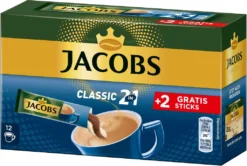 JACOBS Löskaffee Classic 2in1 Löslicher Kaffee 12 X 10+2 Sticks Instantkaffee -Ausgewählte Coffeeshops f74162e8b4860b99a17b400345c95bd1