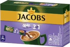 JACOBS Löskaffee 3in1 Milka®* 12x10 Sticks Löslicher Instantkaffee 120 Getränke -Ausgewählte Coffeeshops fac902ece26a9dc2f02050e18d403266