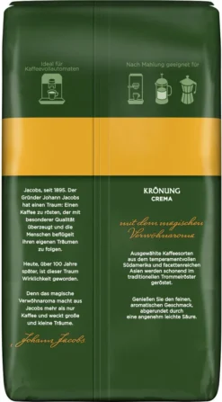 JACOBS Kaffeebohnen Krönung Crema 3 Kg Ganze Geröstete Bohnen + 1 Jacobs Barista Becher + 1 Dose 10 JACOBS Kaffeebohnen Krönung Crema 3 Kg Ganze Geröstete Bohnen + 1 Jacobs Barista Becher + 1 Dose -Ausgewählte Coffeeshops fc796c7f6452d8402feaec03b8fc7601