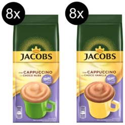JACOBS Löskaffee Typ Cappuccino 8 X Choco Nuss + 8 X Choco Vanille -Ausgewählte Coffeeshops fea0e5038fe003a8af27e21a3eea35cf