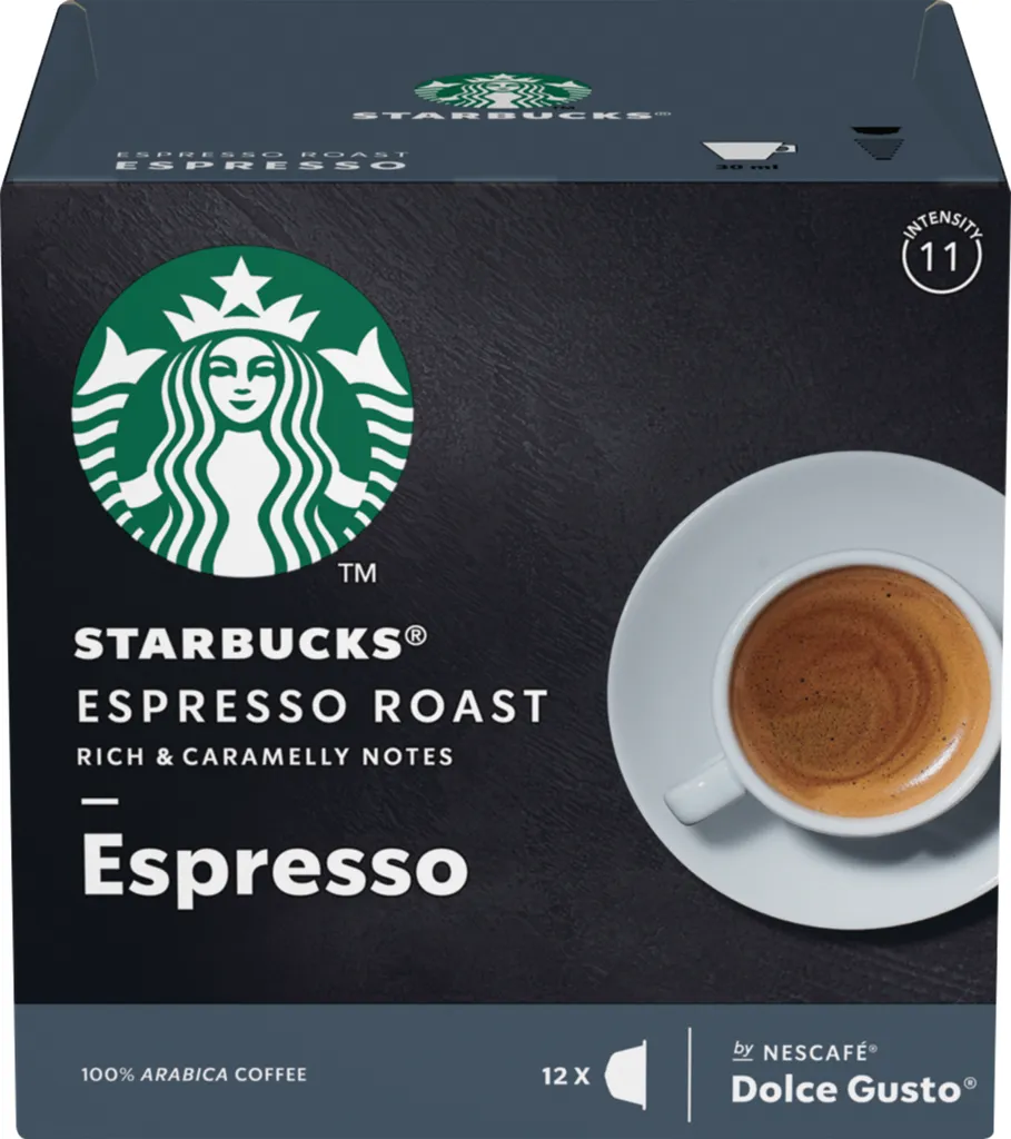 Nestlé® Starbucks By Nescafe Dolce Gusto 12 Kapseln Espresso Roast Arabica Kaffee 1 Nestlé® Starbucks By Nescafe Dolce Gusto 12 Kapseln Espresso Roast Arabica Kaffee